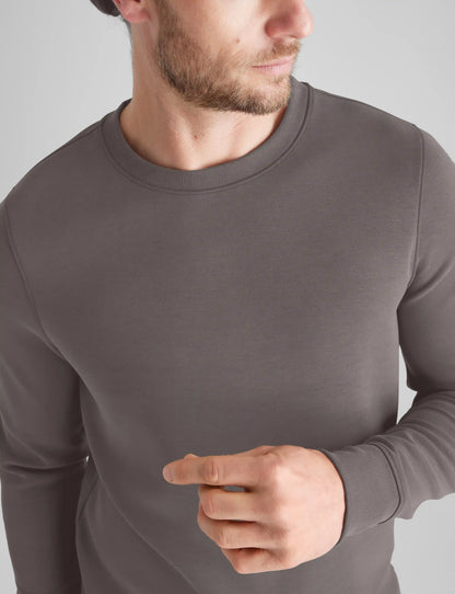 Luxe Traveler Knit Long Sleeve Crew Neck