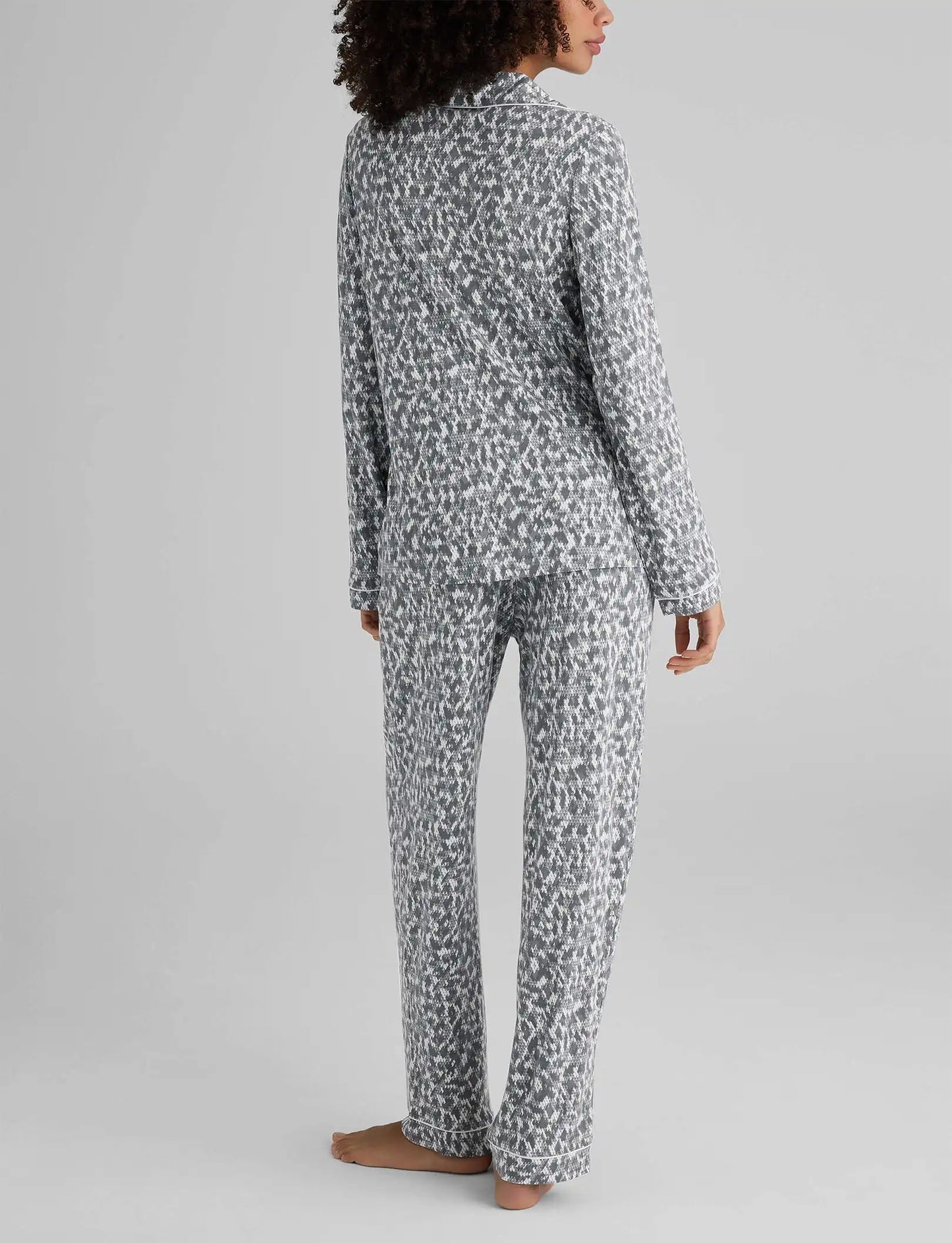Women's Downtime Long Sleeve Pajama Top & Pant Set