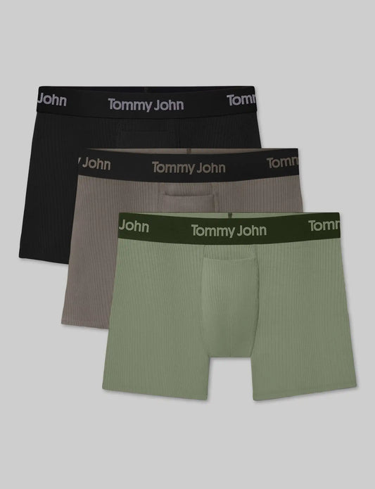 Second Skin Luxe Rib Trunk 4" (3-Pack)