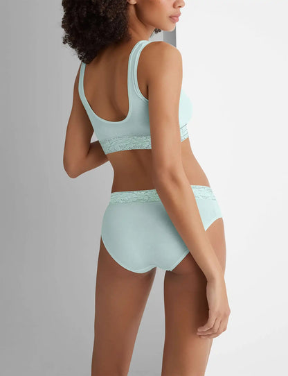 Second Skin Scoop Bralette, Lace Band