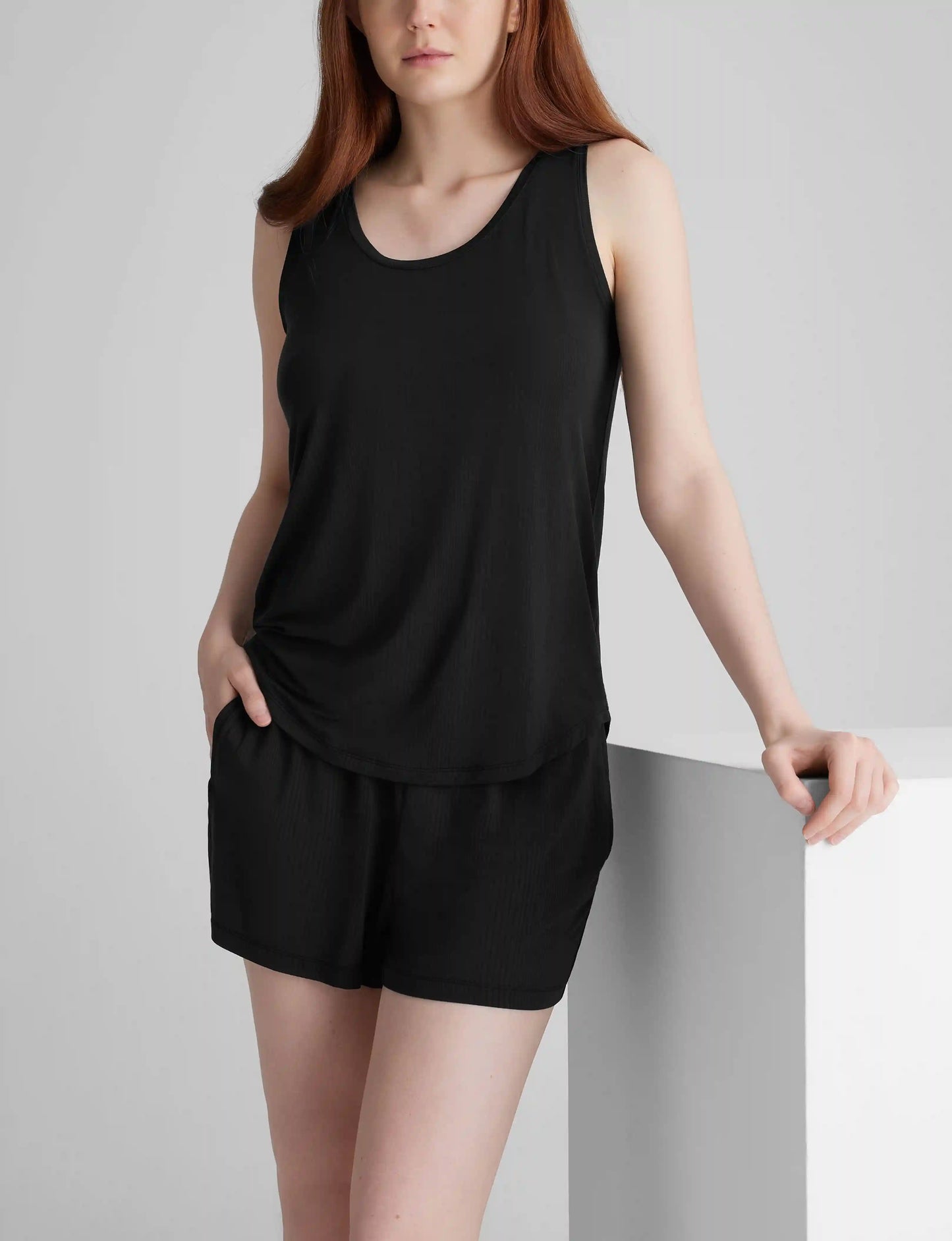 Women's Second Skin Luxe Rib Sleep Short