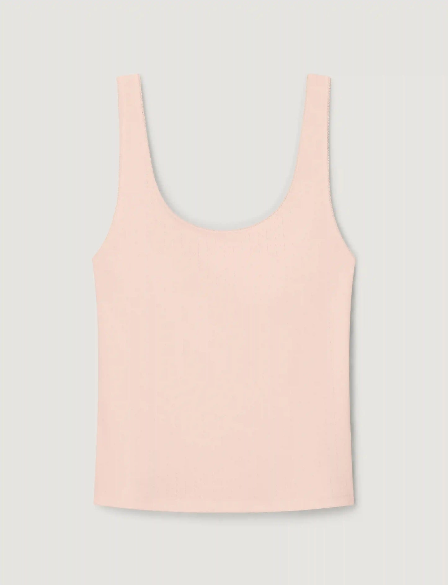 Women's Cotton Pointelle Rib Tank