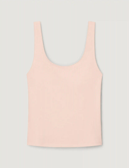 Women's Cotton Pointelle Rib Tank