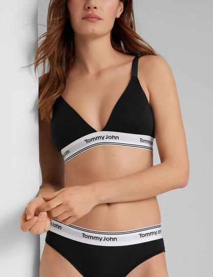 Signature Cotton Triangle Bralette