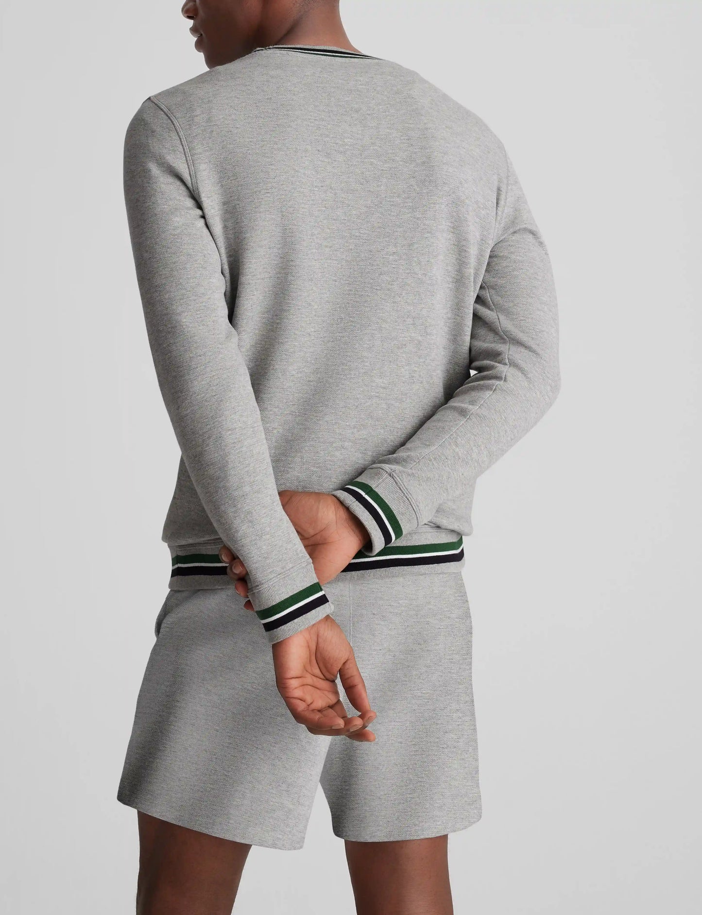 Varsity Stripe Crewneck Sweatshirt