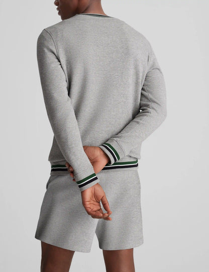 Varsity Stripe Crewneck Sweatshirt