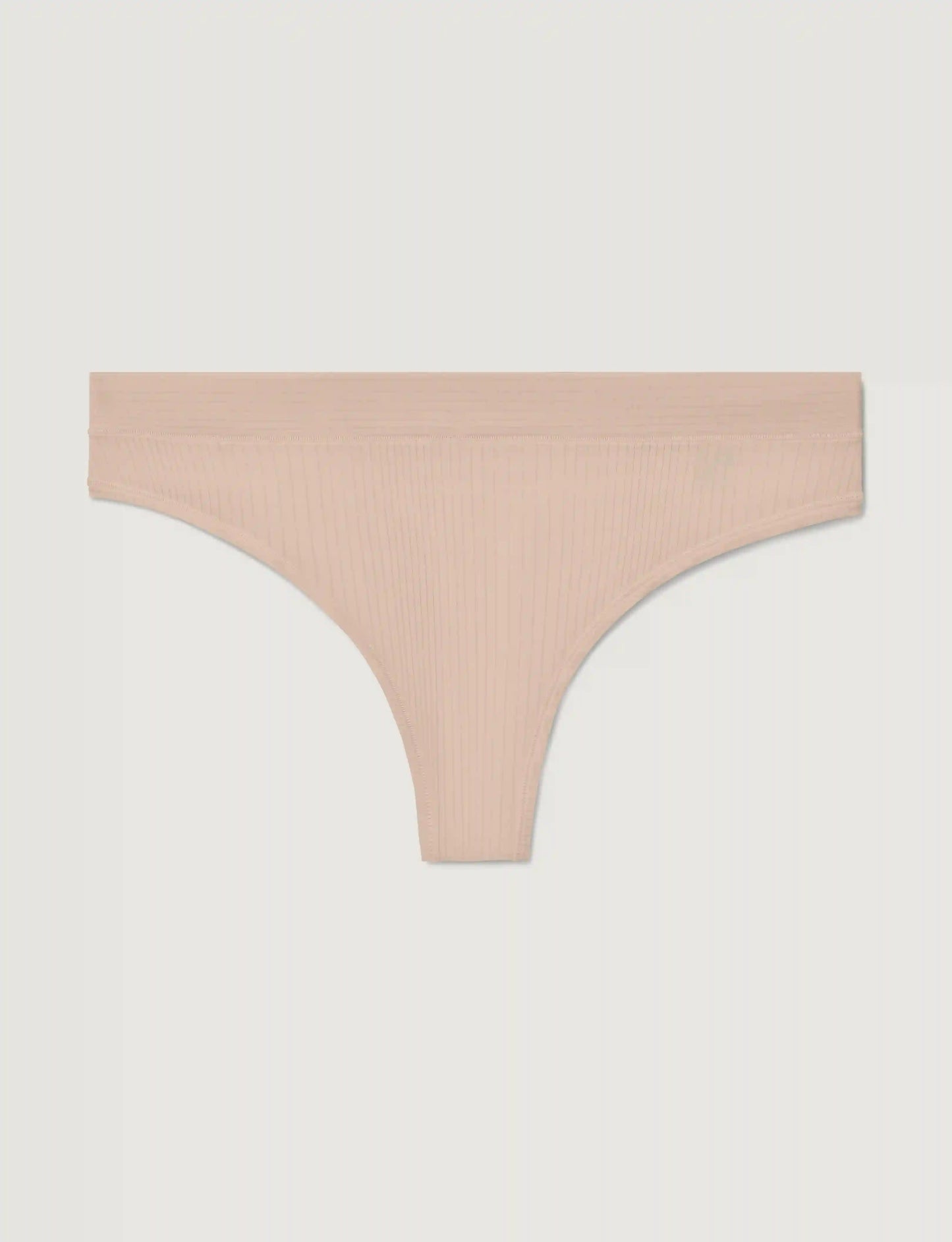 Women's Second Skin Luxe Rib Thong