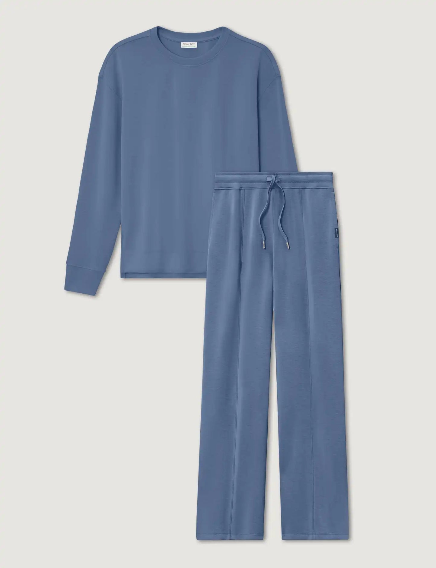 Women's Luxe Traveler Knit Long Sleeve Crew & Pant Set