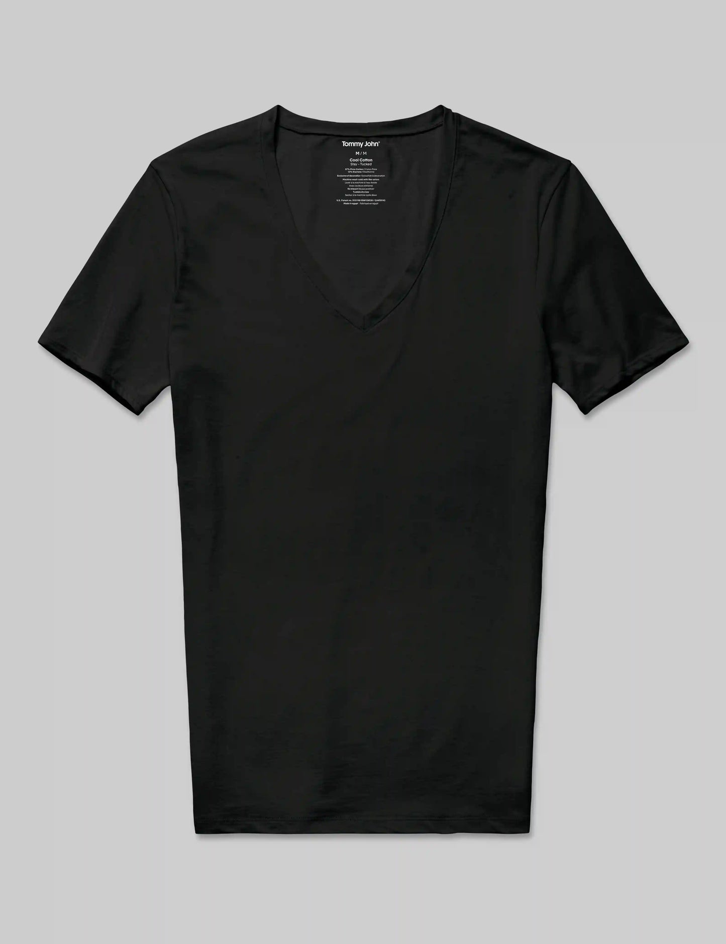 Cool Cotton Deep V-Neck Stay-Tucked Undershirt