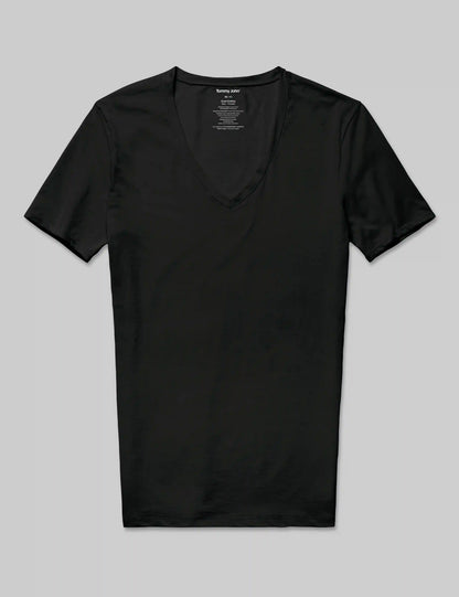 Cool Cotton Deep V-Neck Stay-Tucked Undershirt