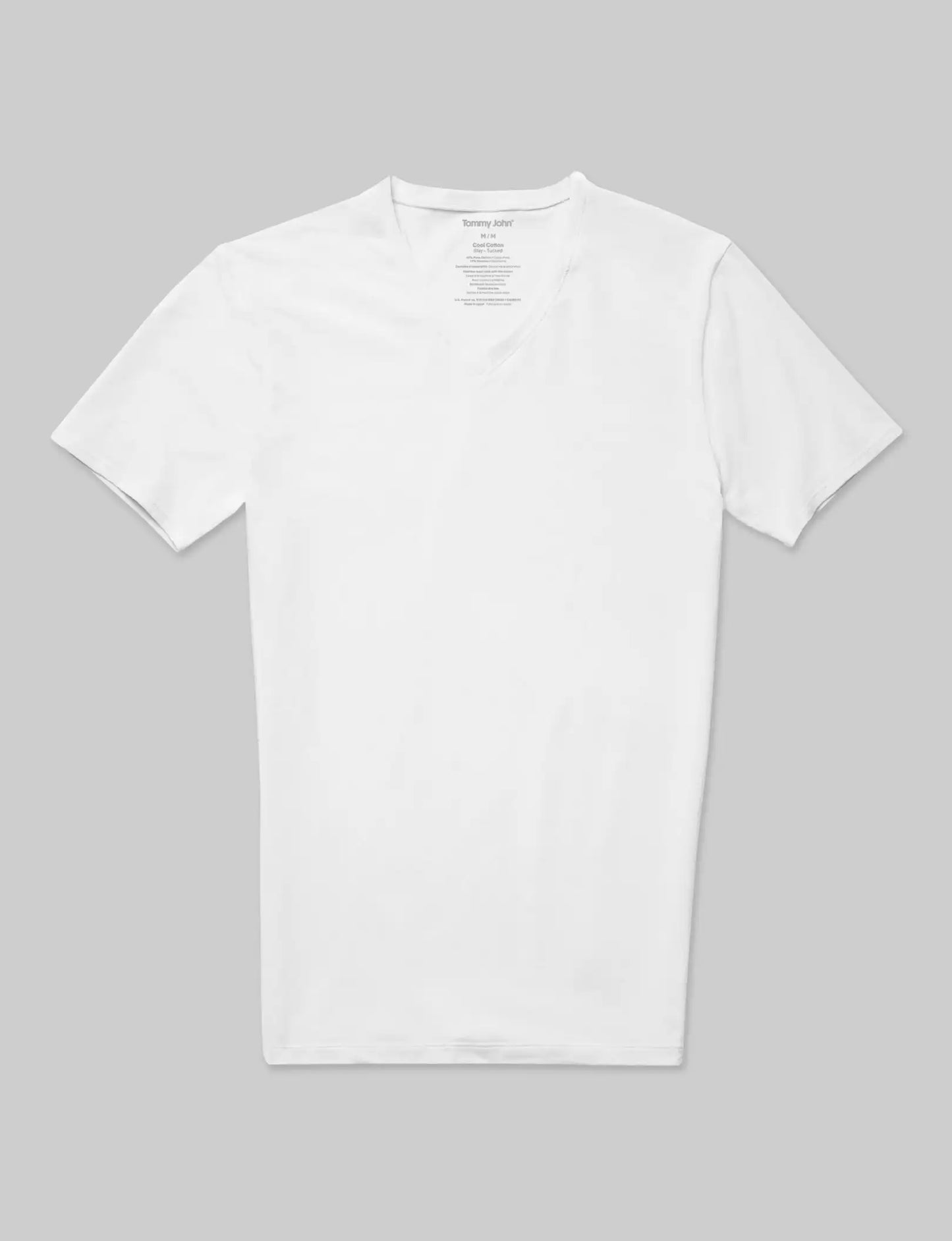 Cool Cotton High V-Neck Stay-Tucked Undershirt