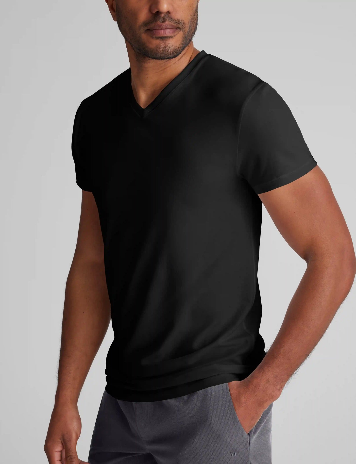 Cool Cotton High V-Neck Modern Fit Undershirt
