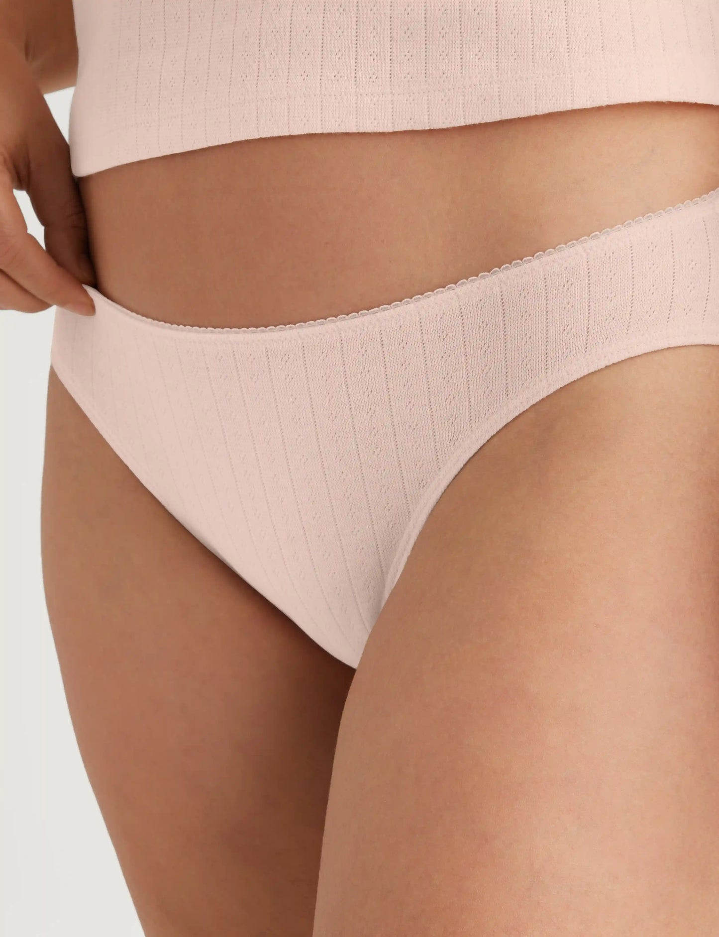 Women's Cotton Pointelle Bikini