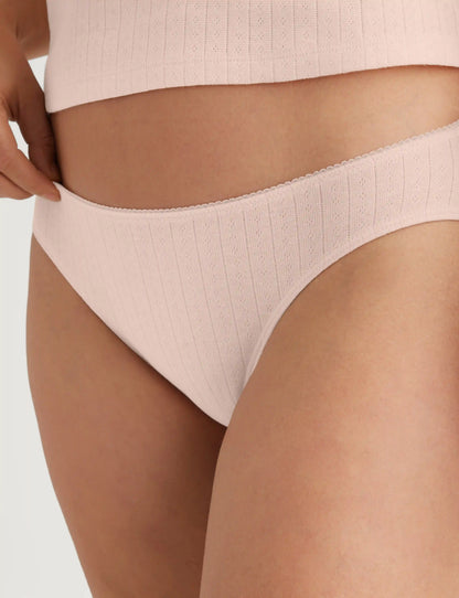 Women's Cotton Pointelle Bikini