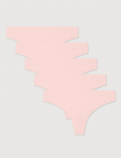 Women's Cool Cotton Thong (5-Pack)