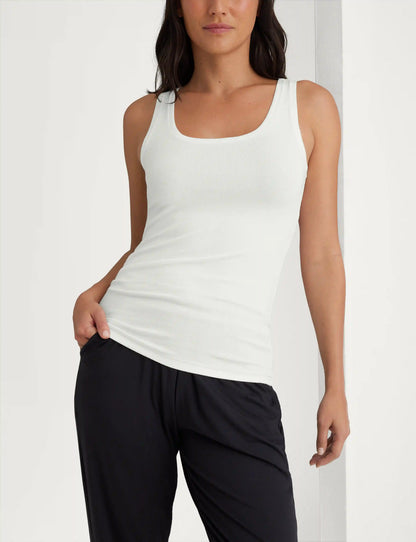 Women's Micro Rib Fitted Tank (2-Pack)