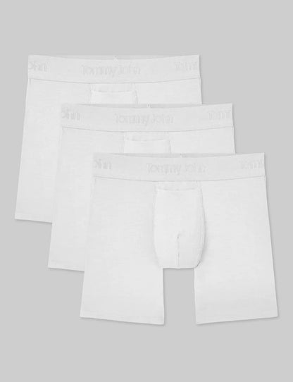 Second Skin Mid-Length Boxer Brief 6" (3-Pack)