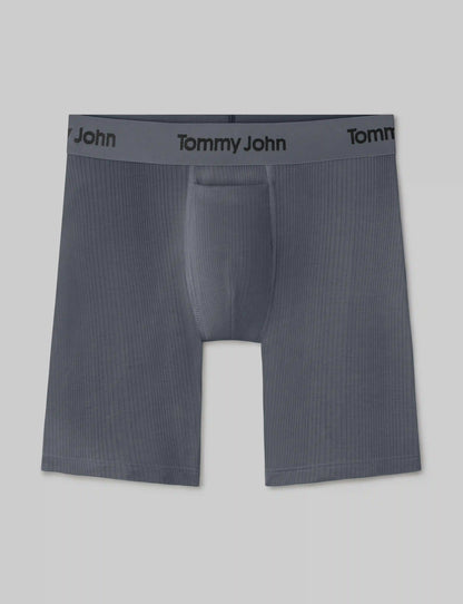 Second Skin Luxe Rib Boxer Brief 8"