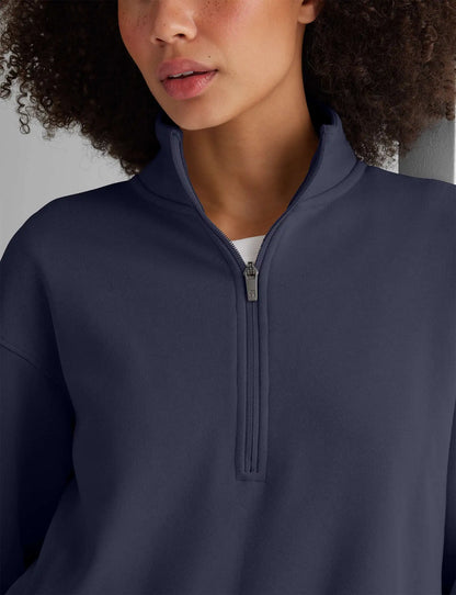 Women's French Terry Half-Zip Sweatshirt