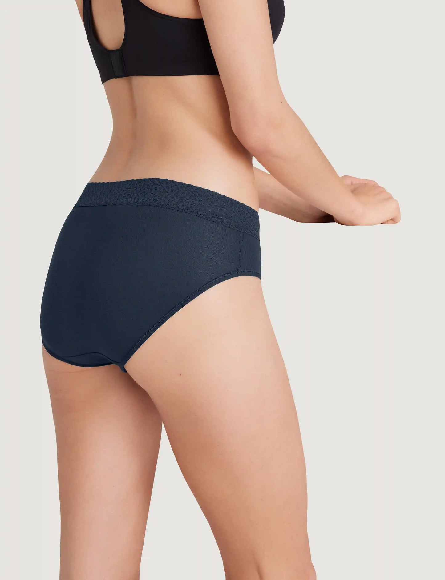 Women's Second Skin Brief, Lace Waist