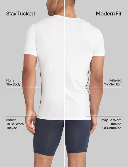 Cool Cotton Crew Neck Stay-Tucked Undershirt