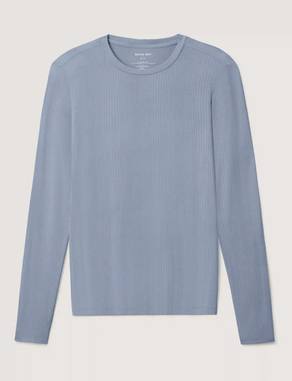 Women's Second Skin Luxe Rib Long Sleeve Crew Neck