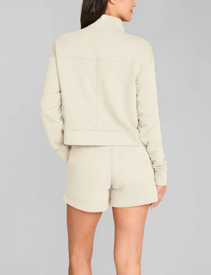 Women's French Terry Half-Zip Sweatshirt