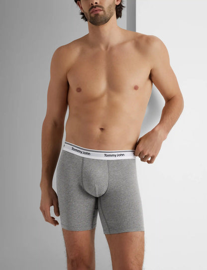 Signature Cotton Mid-Length Boxer Brief 6"