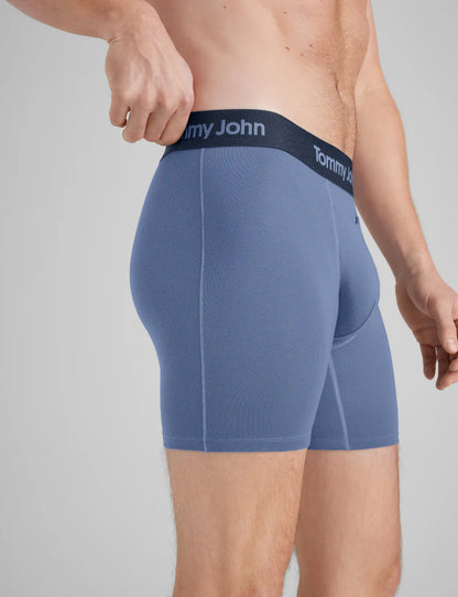 Second Skin Mid-Length Boxer Brief 6"