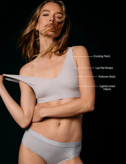 Second Skin Pullover V-Neck Bra