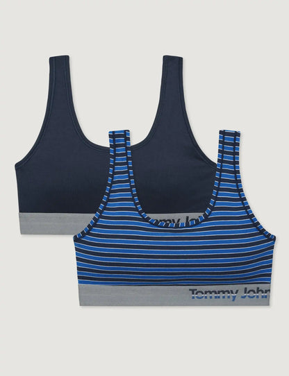 Cool Cotton Scoop Bralette (2-pack)