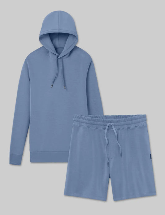 Luxe Traveler Knit Hoodie & Short Set