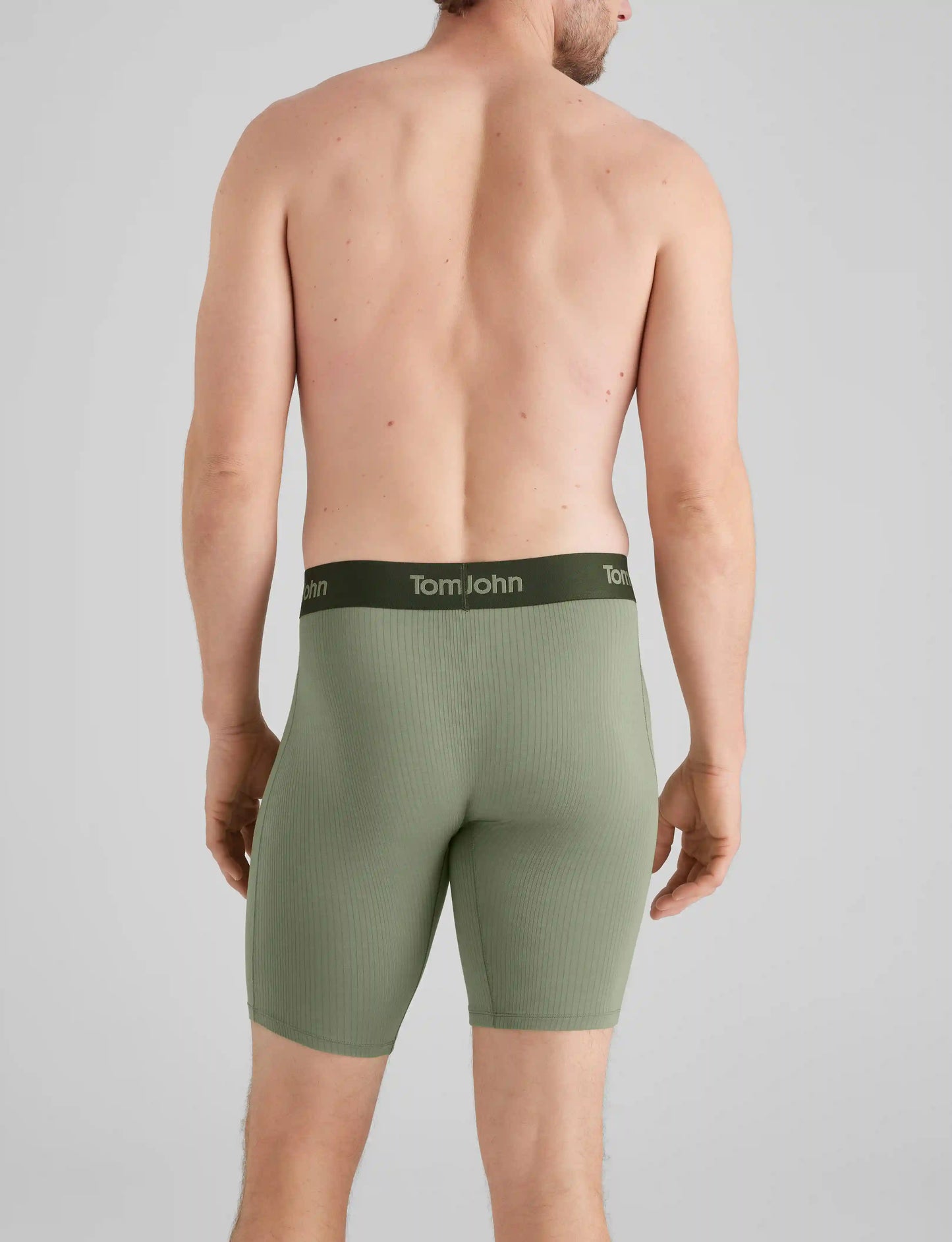 Second Skin Luxe Rib Mid-Length Boxer Brief 6"