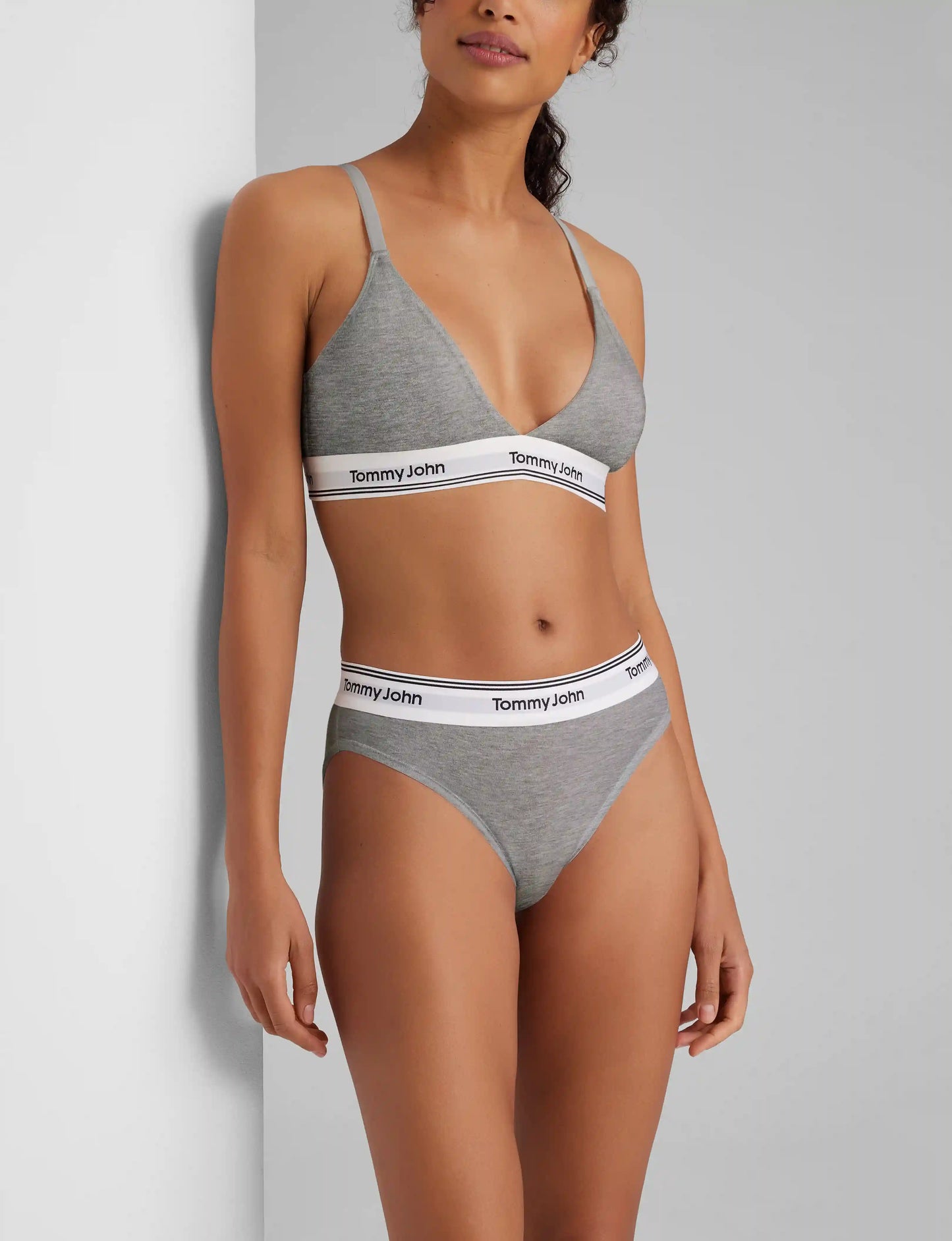 Signature Cotton Triangle Bralette