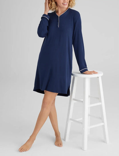 Women's Downtime Henley Sleep Dress