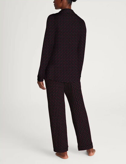 Women's Downtime Long Sleeve Pajama Top & Pant Set