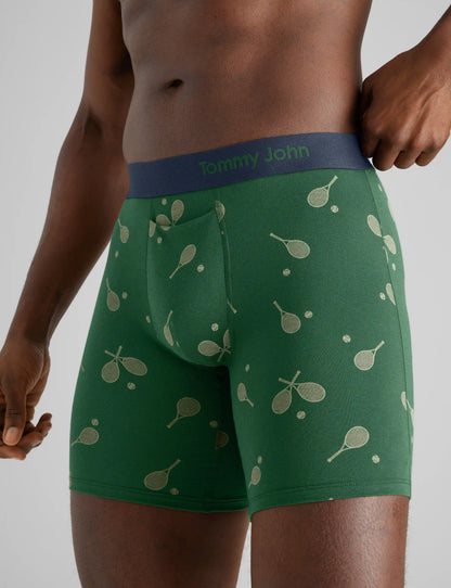 Cool Cotton Mid-Length Boxer Brief 6"
