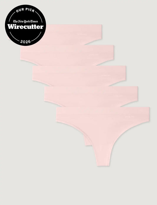 Women's Second Skin Thong (5-Pack)