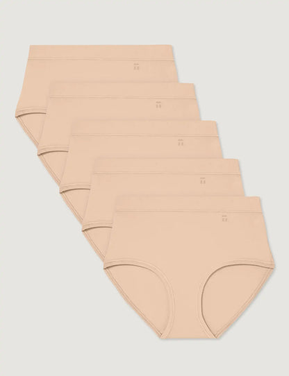 Women's Cool Cotton High Rise Brief (5-Pack)