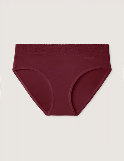 Women's Second Skin Brief, Lace Waist