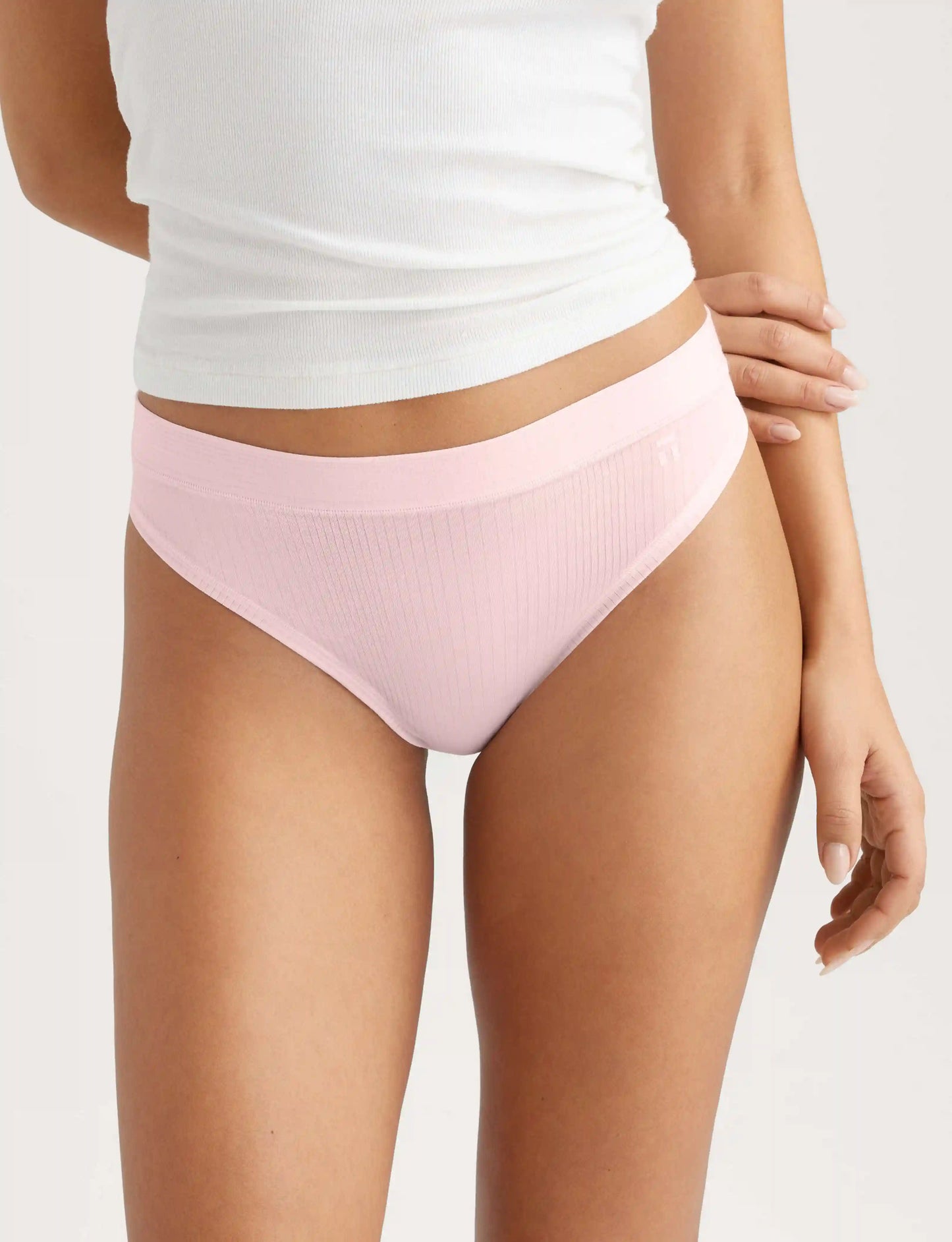 Women's Second Skin Luxe Rib Thong (5-Pack)