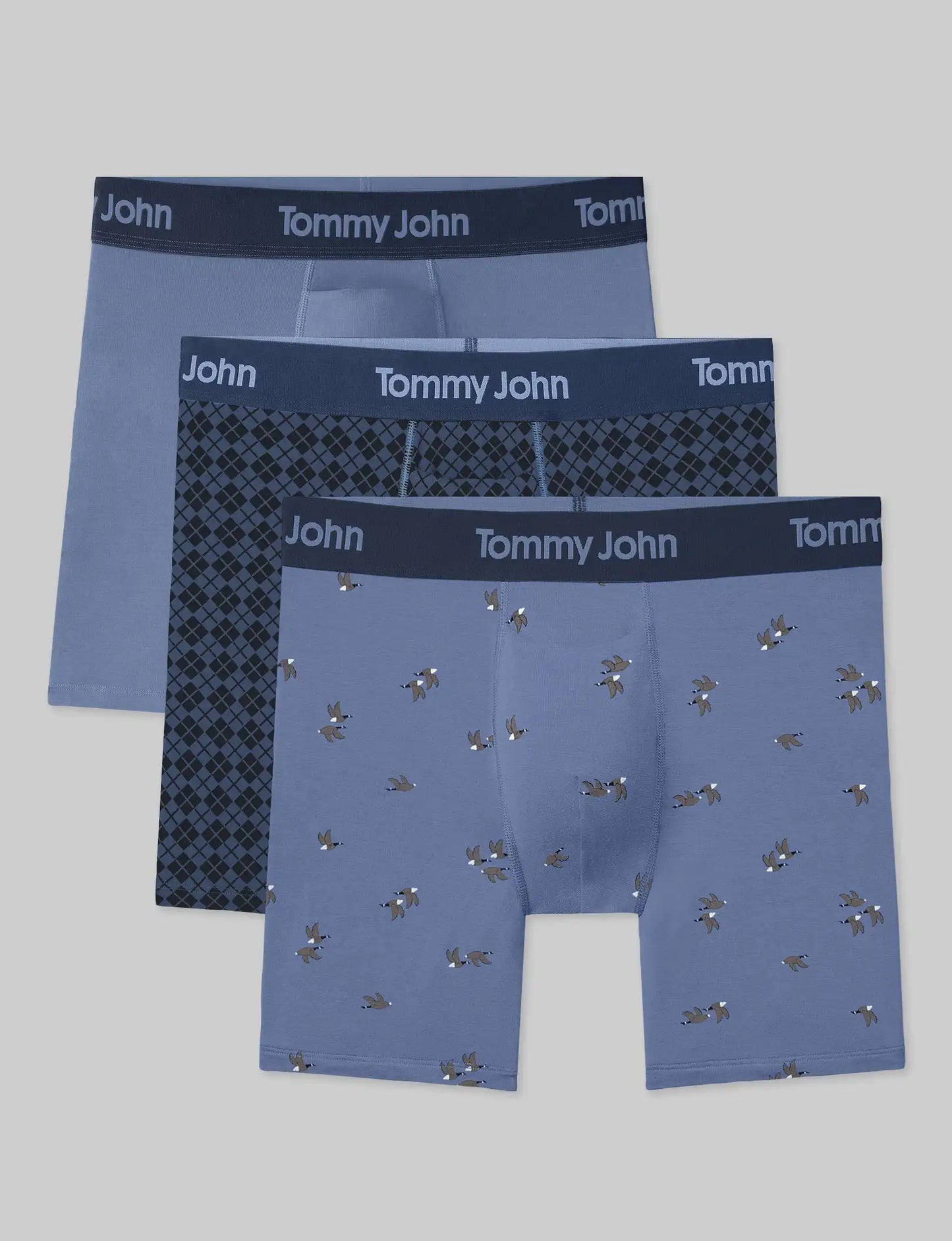 Second Skin Mid-Length Boxer Brief 6" (3-Pack)