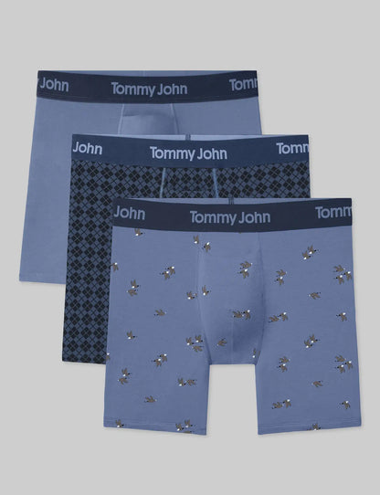 Second Skin Mid-Length Boxer Brief 6" (3-Pack)