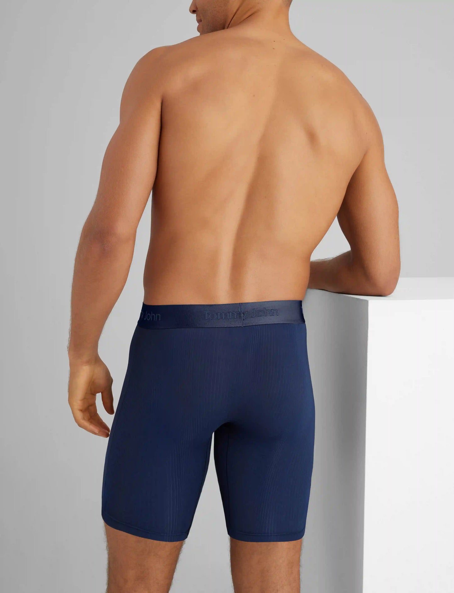 Second Skin Luxe Rib Boxer Brief 8"