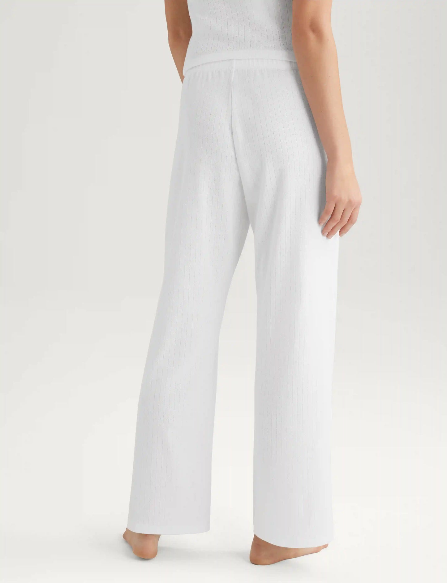 Women's Cotton Pointelle Rib Pant