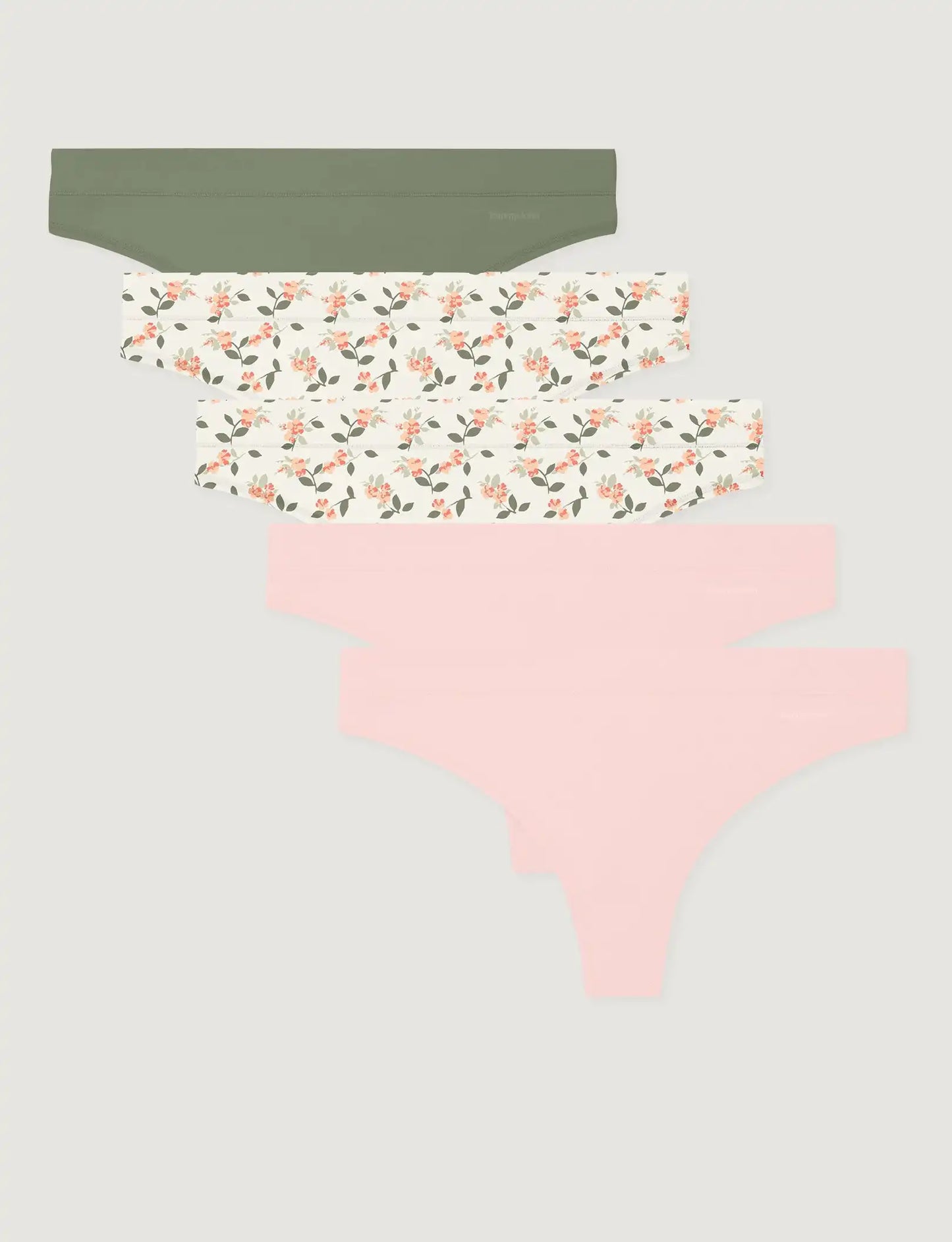 Women's Cool Cotton Thong (5-Pack)