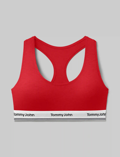 Signature Cotton Scoop Bralette