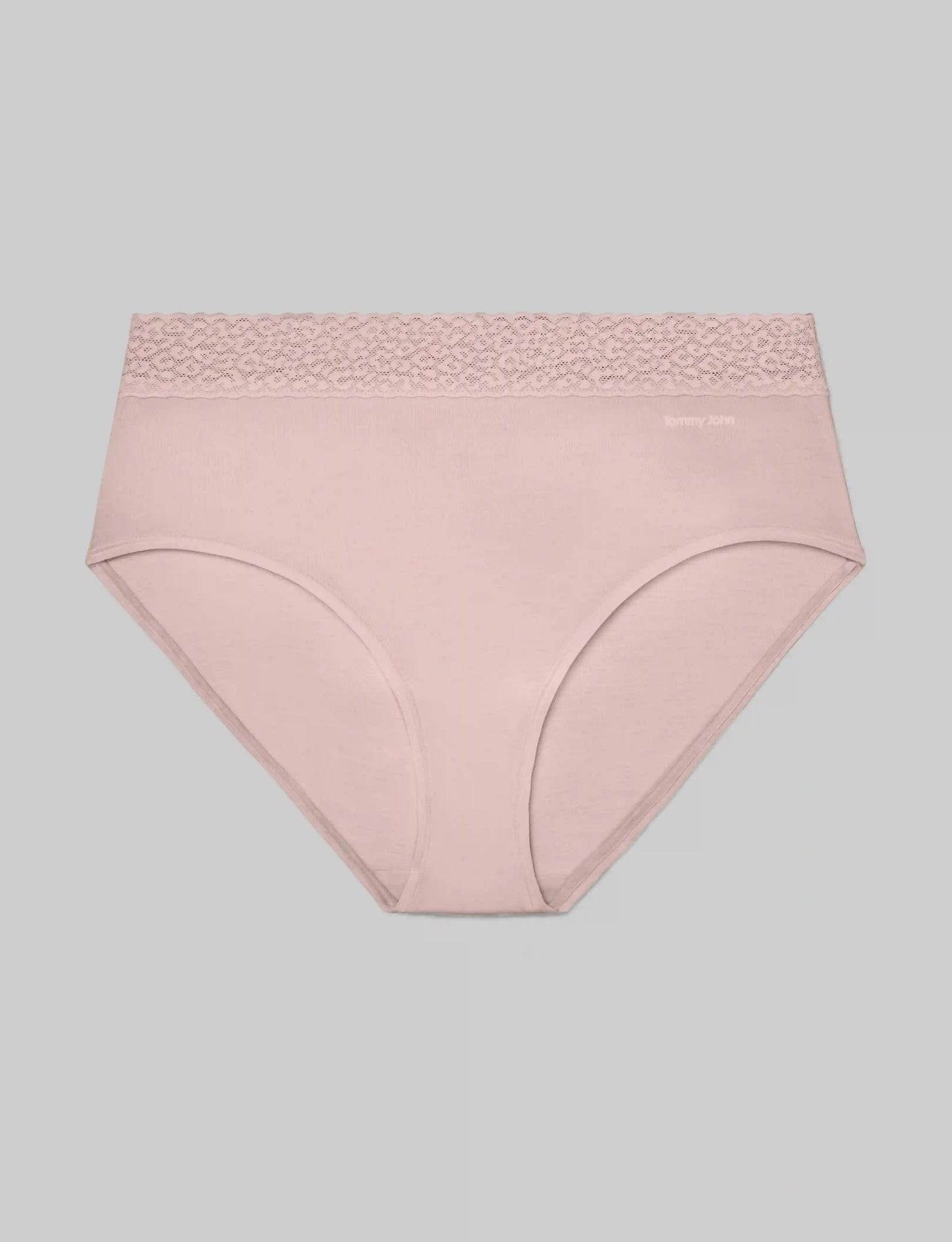 Women's Second Skin High Rise Brief, Lace Waist