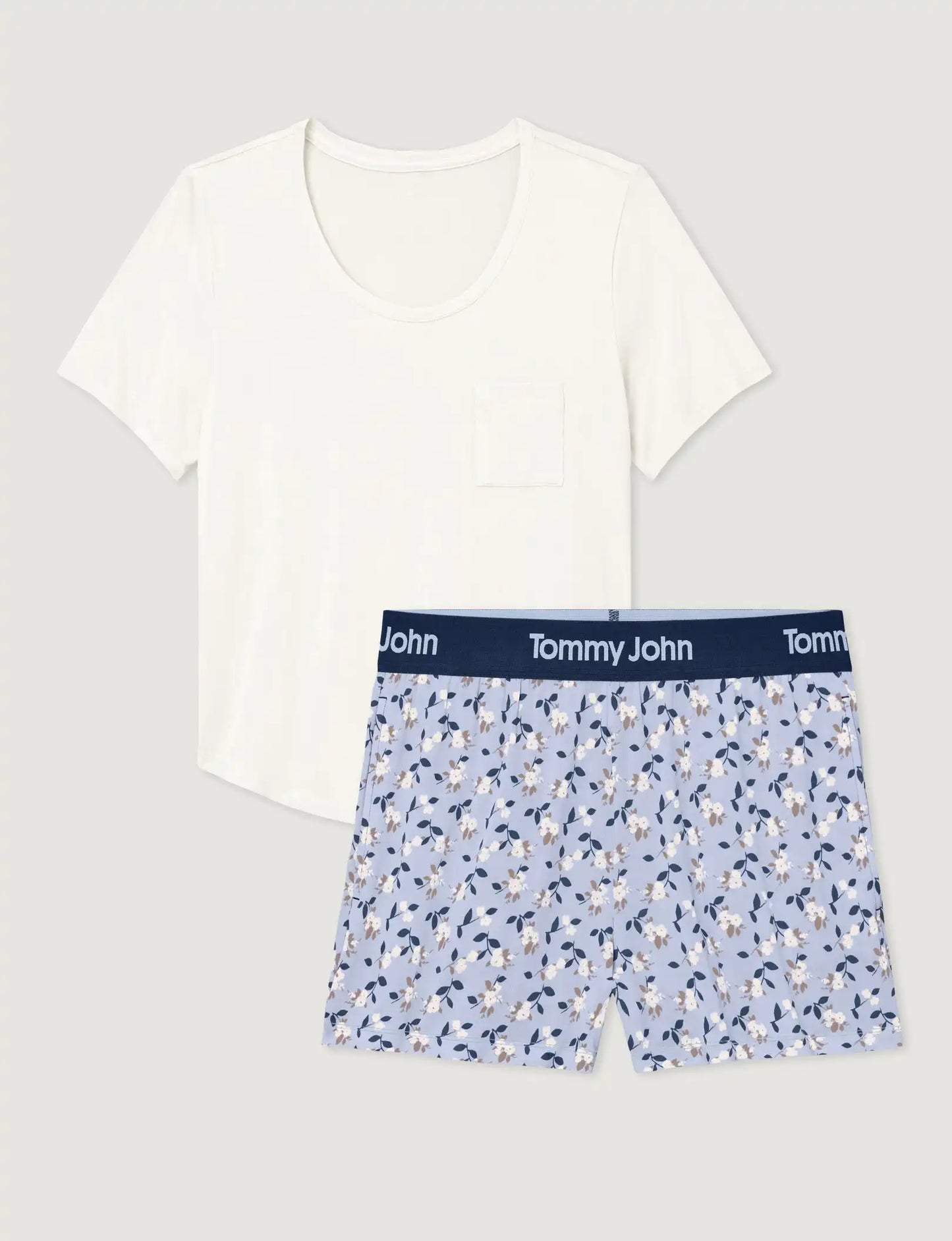 Women's Second Skin Sleep Pocket Tee & Short Set