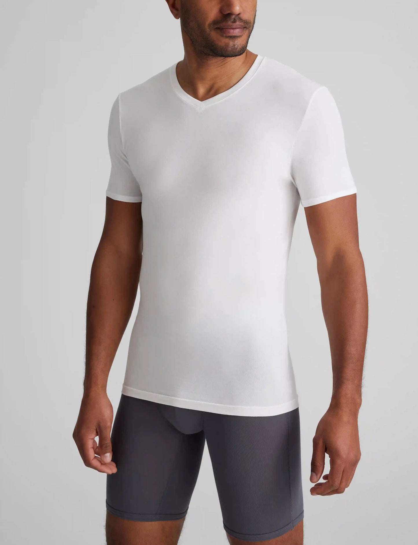 Cool Cotton High V-Neck Stay-Tucked Undershirt (6-Pack)